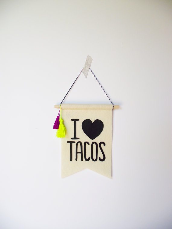 I Love Tacos Banner