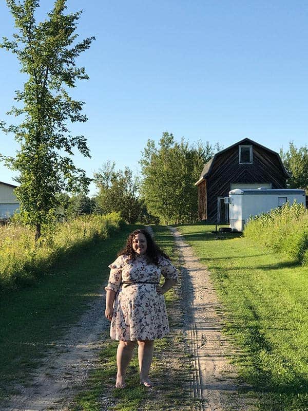 Floral Ruffle Dress from Simply Be