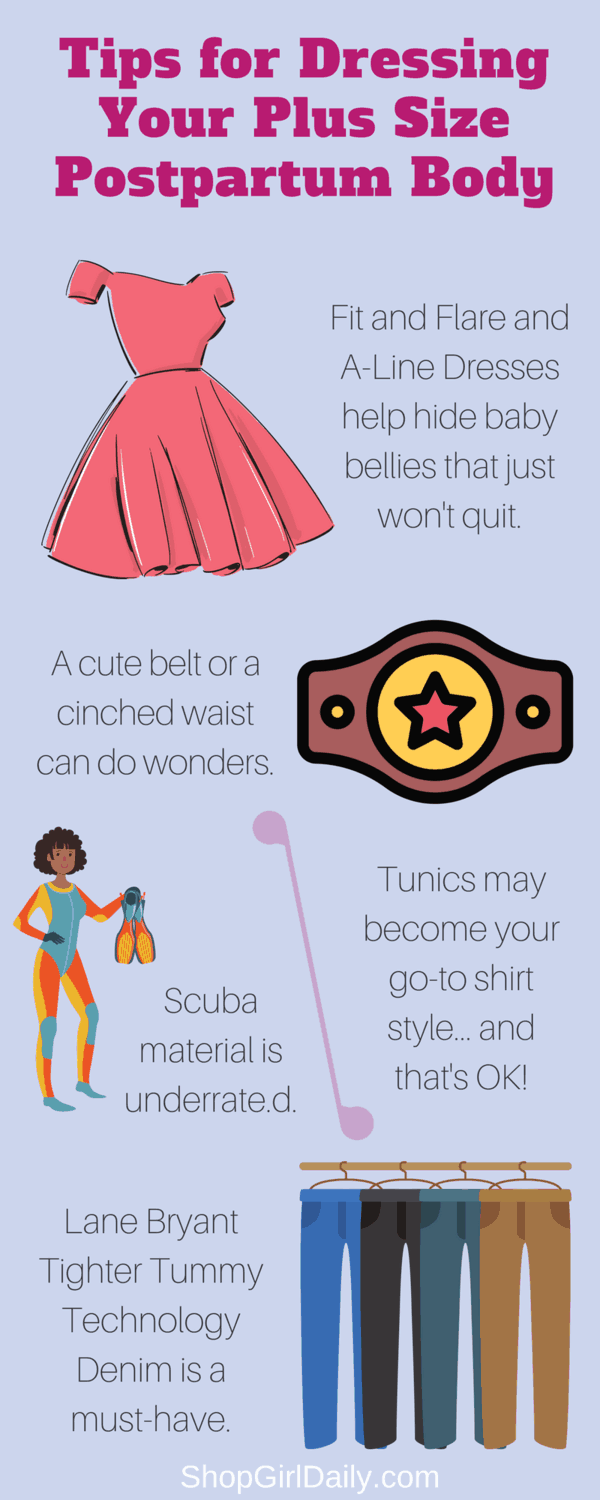 Tips for Dressing Your Plus Size Postpartum Body | ShopGirlDaily.com