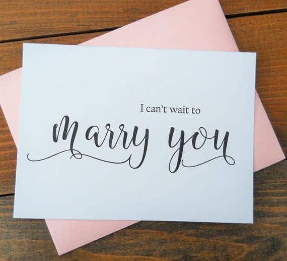 Wedding Wednesday: Grooms Cards