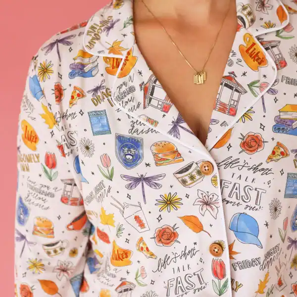 Gilmore Girls Pajamas Up Close