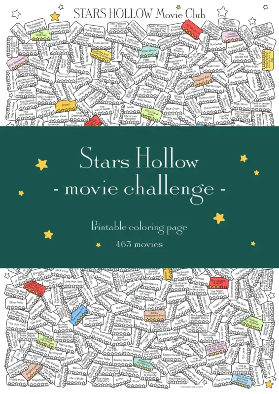 Stars Hollow Movie Channel Printable