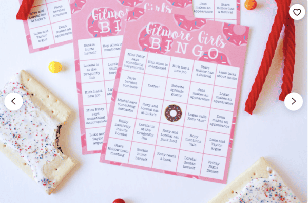 Gilmore Girls Bingo Cards