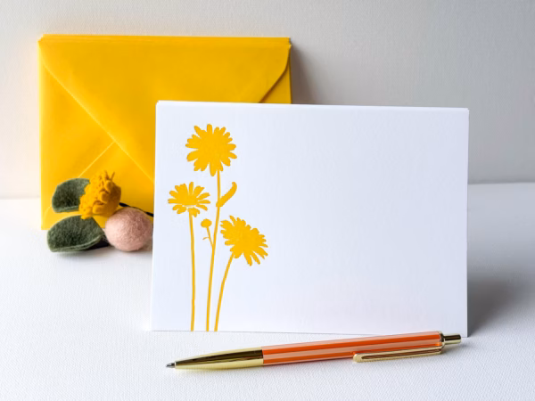 Daisy letterpress cards would make a great gift for a Gilmore Girls fan