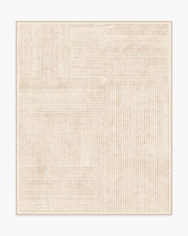 Linear Oasis Neutral Rug from Ruggable