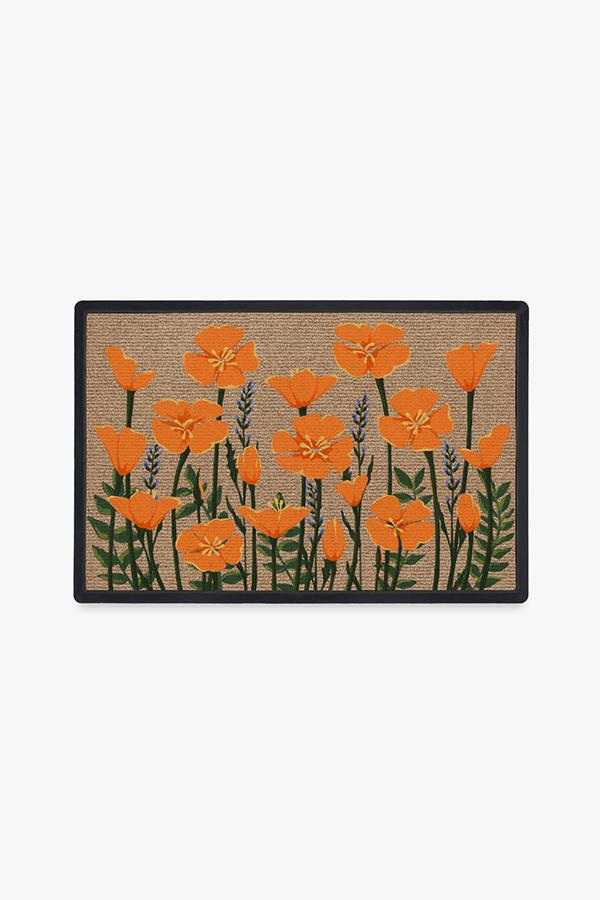 Poppy Fields Doormat from Ruggable