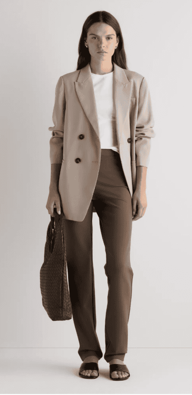 Quince Ultra-Stretch Ponte Straight Leg Pants