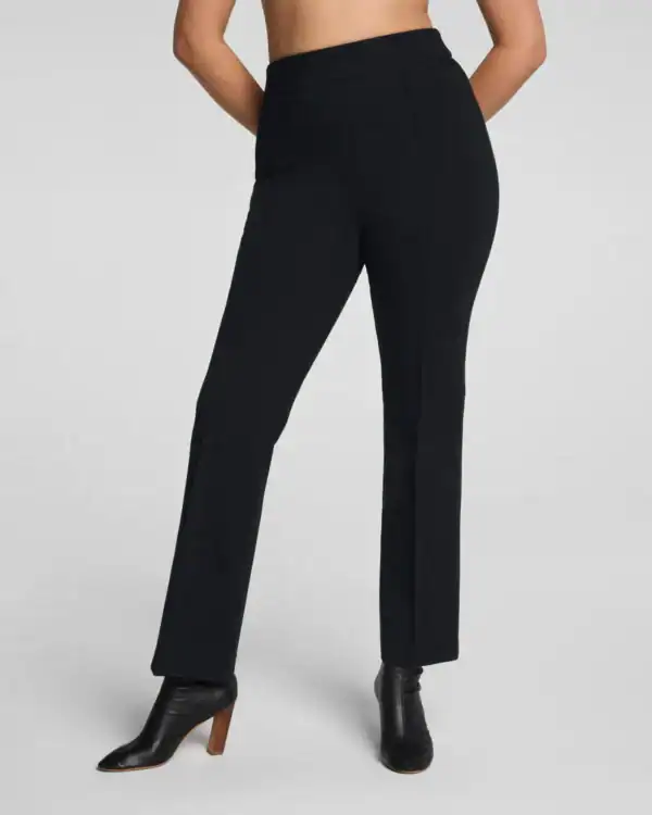SPANX supersmooth PerfectFit Ponte Kick Flare Pant with Pintuck