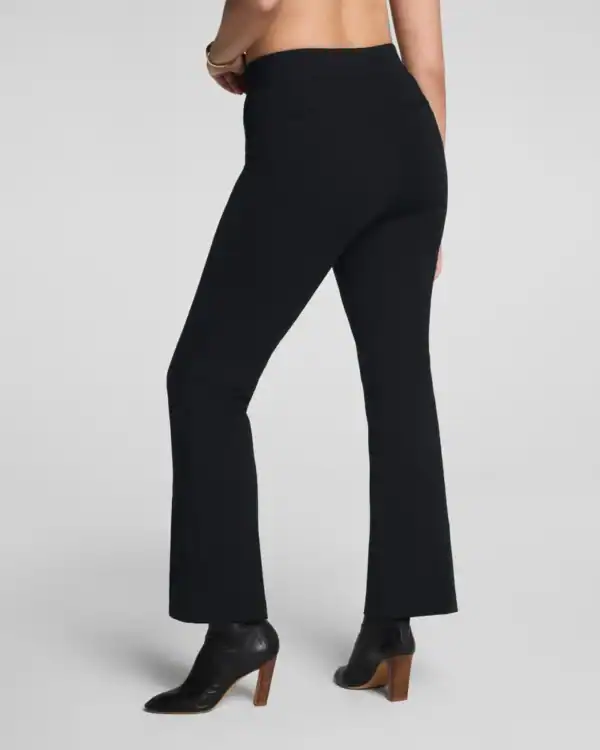 SPANX supersmooth PerfectFit Ponte Kick Flare Pant with Pintuck back view
